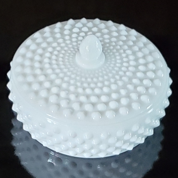 Fenton Other - Fenton Milk Glass Hobnail Candy / Trinket Box
